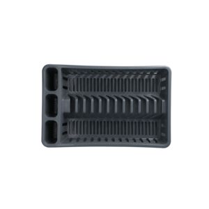 DISHDRAINER W/TRAY DARK GREY TATAY DISHDRAINER W/TRAY DARK GREY TATAY